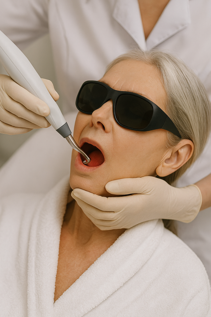 Laser intraoral: lifting facial sem cirurgia e sem downtime